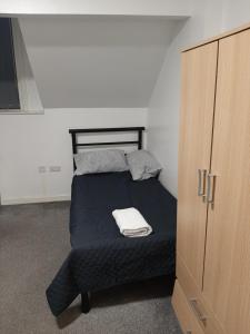 Ein Bett oder Betten in einem Zimmer der Unterkunft Exclusive Self-contained flat in Middlesbrough