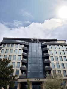 a view of the exterior of a opera building at Actor Hotel in Skopje