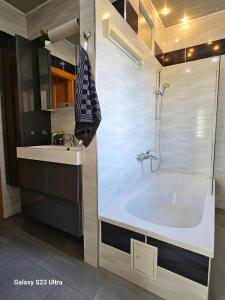Bany a Holz Haus nähe Wien