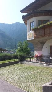 Výhľad na hory alebo výhľad na hory priamo z of the bed and breakfast