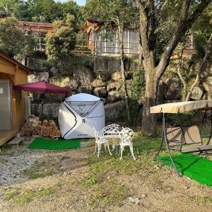 Un jardín fuera de グランピング　星が見の杜
