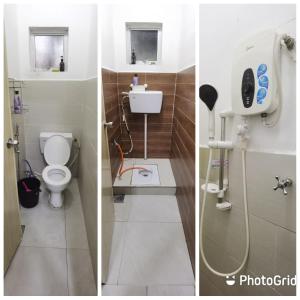 Bilik mandi di Akmal Homestay Klang