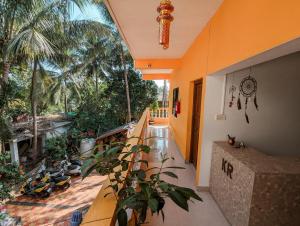 Zahrada ubytování Krishna Guest House