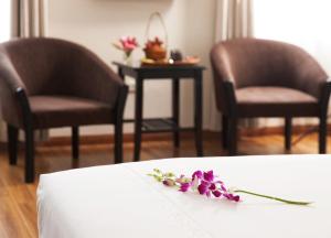 Istumisnurk majutusasutuses Serenity Villa Hotel