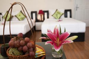 Voodi või voodid majutusasutuse Serenity Villa Hotel toas