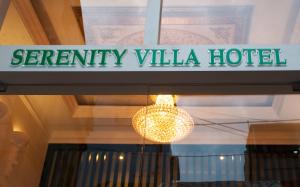 Majutusasutuses Serenity Villa Hotel olev sertifikaat, autasu, silt või muu dokument