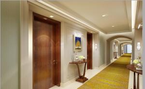 Uma área de estar em Riviera Rayhaan by Rotana Doha