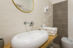 Koupelna v ubytování B&B Torre dei Monaci