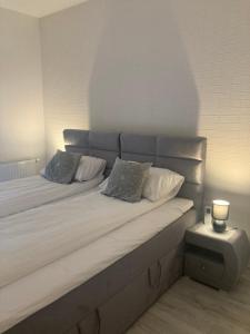 Posteľ alebo postele v izbe v ubytovaní Apartament VIP