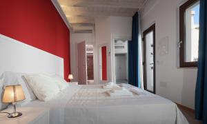Кровать или кровати в номере Hotel Villa Sveva