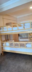 a group of bunk beds in a room at Sultan Terrace Hostel in Istanbul