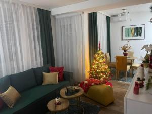 A seating area at VESTA Apartman
