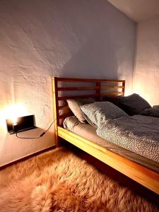 Voodi või voodid majutusasutuse Creek’s cave studio - The paradise for climbers toas