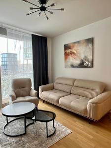 A seating area at The View 1