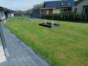 Zahrada ubytování Ferienhaus Devilina mit Sauna am Harkebrügger See