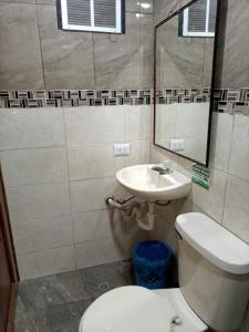 Vannituba majutusasutuses Hostal Atlantis