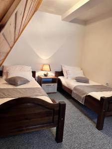 Postel nebo postele na pokoji v ubytování Pansion Zlatna Zita