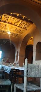 Posezení v ubytování Kasbah Ennakb
