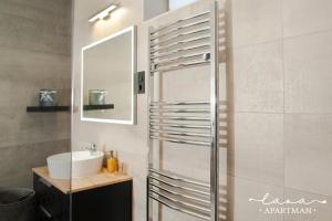 Koupelna v ubytování Lana apartman