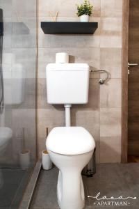 Koupelna v ubytování Lana apartman