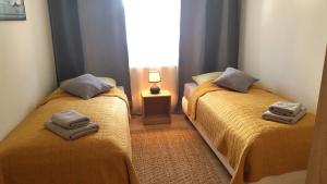 Postel nebo postele na pokoji v ubytování Apartment Morgensonne
