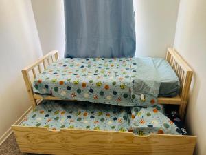 Postel nebo postele na pokoji v ubytování Departamento