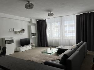 Кът за сядане в Apartmány Rücon