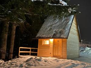 Camping Železná Ruda að vetri til
