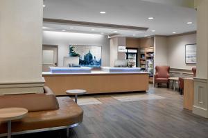 a waiting area of a hospital with chairs and a waiting room at Residence Inn Washington, DC/ Downtown in Washington
