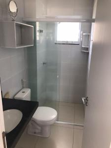 Koupelna v ubytování Aquaville Atalaia T02