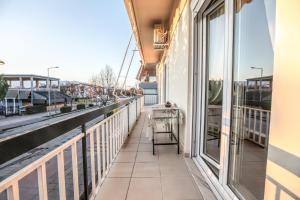 Balkón nebo terasa v ubytování Green Corner Retro Apartment