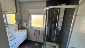 Kúpeľňa v ubytovaní Villa Leandra