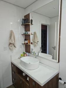 Et badeværelse på Apartamento Alto Padrão Uruguaiana