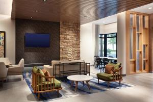 A seating area at Fairfield Inn & Suites by Marriott Wellington-West Palm Beach