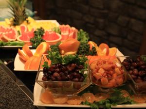 Comida no hotel ou em algum lugar perto