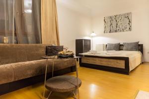 Posteľ alebo postele v izbe v ubytovaní Gozsdu Court Budapest