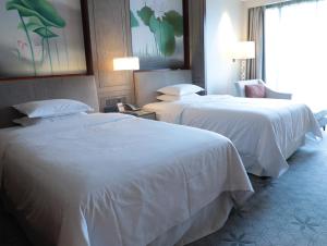 Katil atau katil-katil dalam bilik di Sheraton Shanghai Jiading Hotel