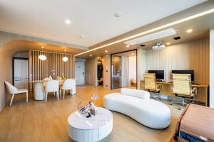Posezení v ubytování Hound Hotel Ulsan