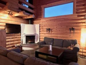 Posezení v ubytování Villa Tsahkal Kilpisjärvi