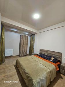 una camera con un grande letto di My Sweet Home In Rustavi city 5 a Rustavi