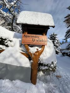 Apartmány u vleku pozimi
