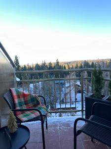 Balkón nebo terasa v ubytování Sana Ski apartment 702 in Flora, Borovets