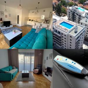 Bazén v ubytování Harmony Suite nebo v jeho okolí