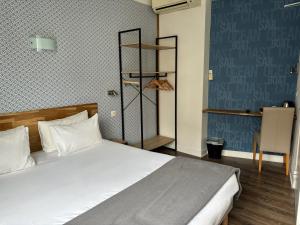 Postel nebo postele na pokoji v ubytování Mosaikhotel
