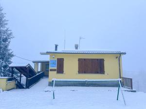 Rifugio Nido del Biancone v zimě