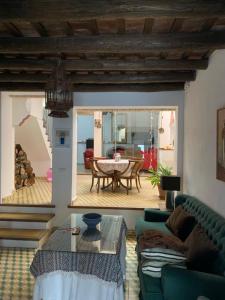 Posezení v ubytování La Calleja