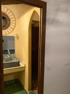 Koupelna v ubytování La Calleja