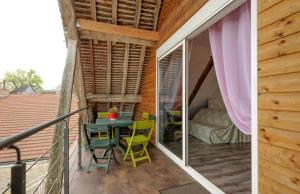 Un balcón o terraza en Chez victor