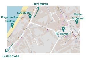 サン・マロにあるLes Létruns - Appart - 3 pers - Vue sur la merのギャラリーの写真