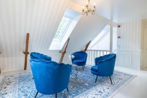 Istumisnurk majutusasutuses Velling Koller Hotel og Camping